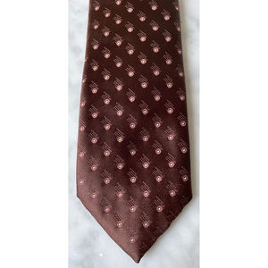 Wembley Brown Dots Vintage Men's Neck Tie - Wemlon Crushable, Washable